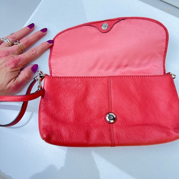 Coach orange Wristlet Wallet - Picture 5 of 12